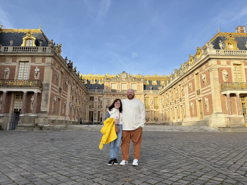 Gregory Bright at the Palace of Versailles
